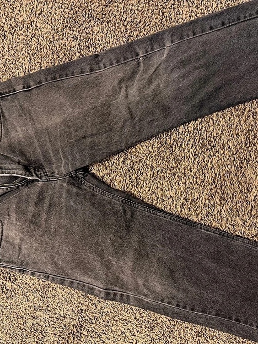 Levi's 505 Regular Fit Straight Leg Jeans Men's Straight Jeans Waist 32 Gray